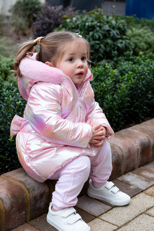 Pearly Pink Wadded Coat