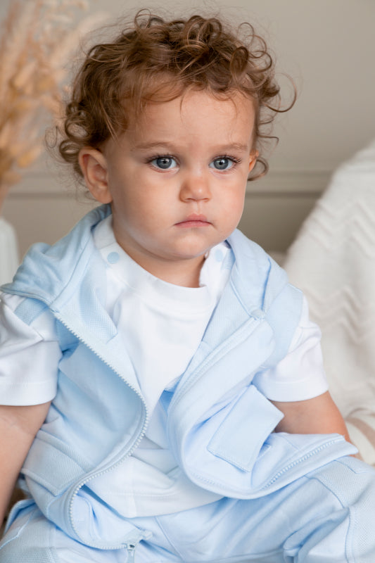 Blue Cargo 3pc Tracksuit