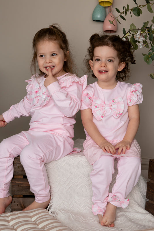 Pink Gingham Tracksuit