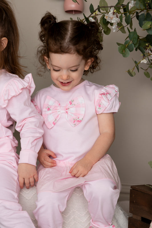 Pink Gingham Tunic and Leggings