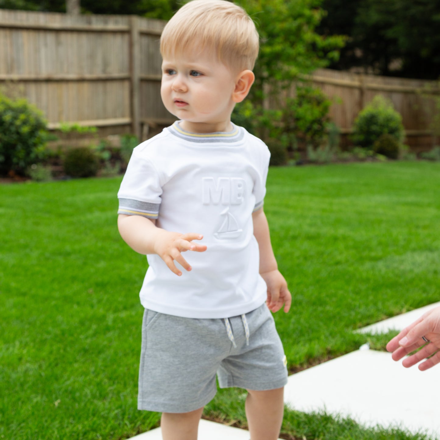 Grey Mintini Boat Top and Short