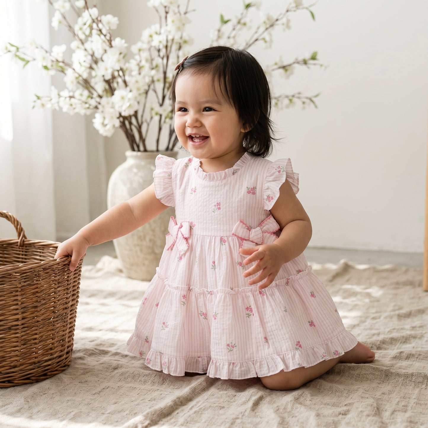 Flower Embroidered Dress