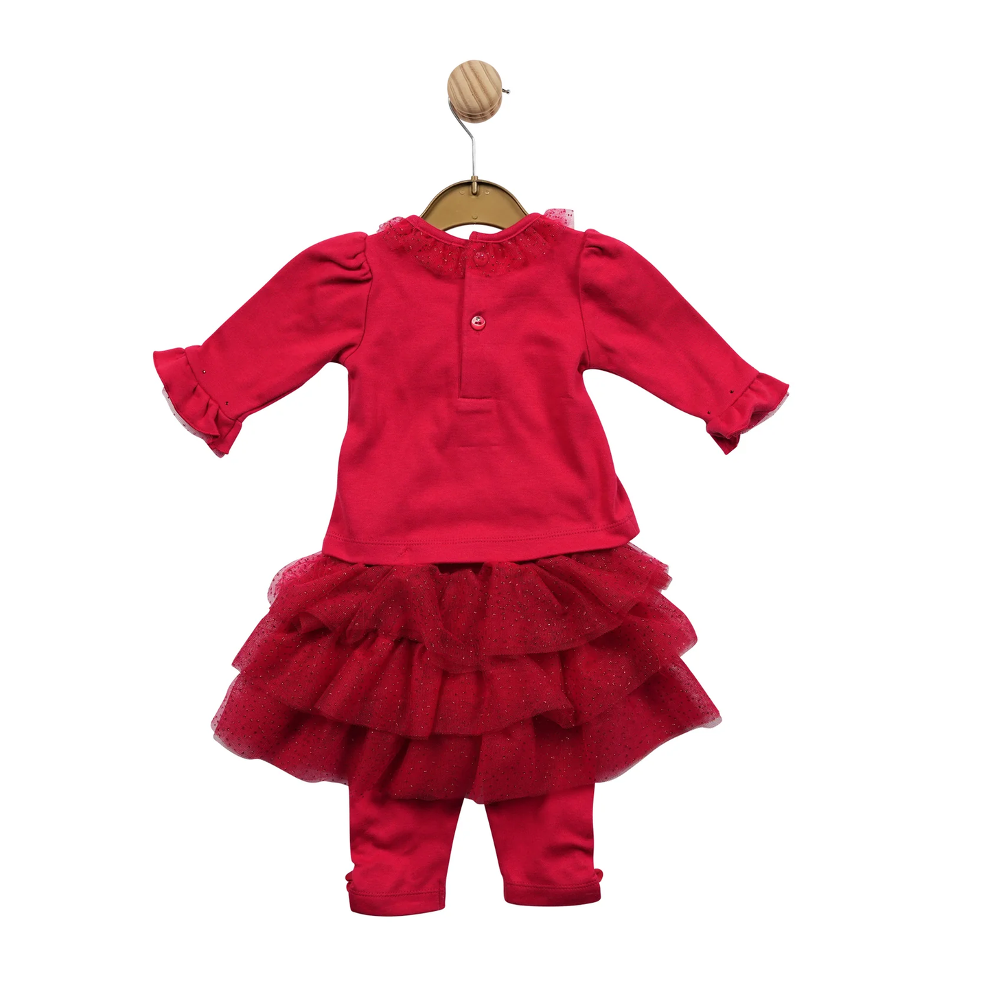 Red Heart Top and Tutu Legging Set