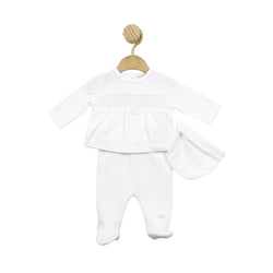 MB5135 | Top, Pant & Hat - White - In Stock