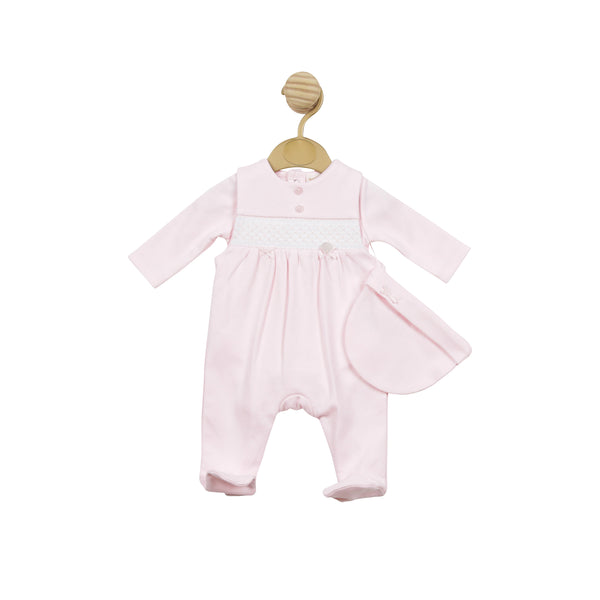 MB5143 | Body, Dungaree & Hat - Pink - In Stock