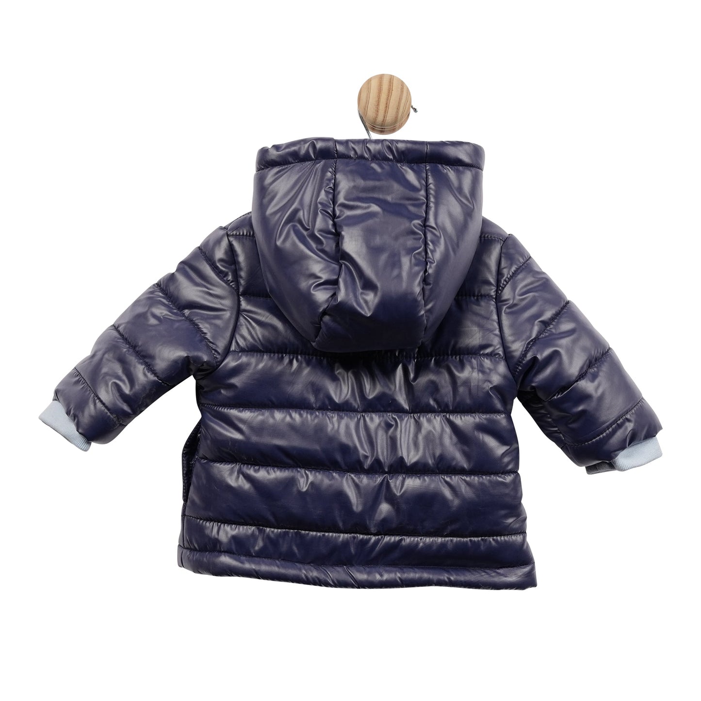 Navy Blue Quilted Mintini Coat
