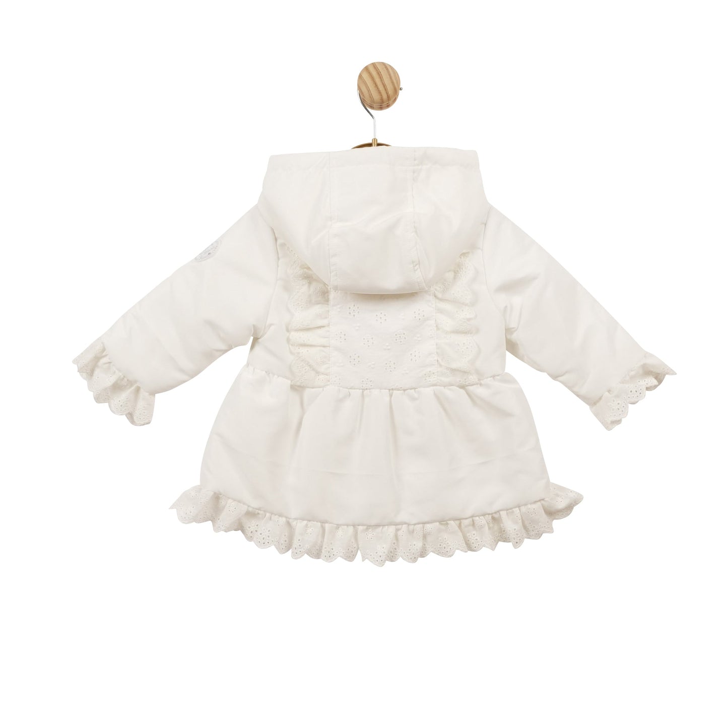 White Broderie Anglais Coat