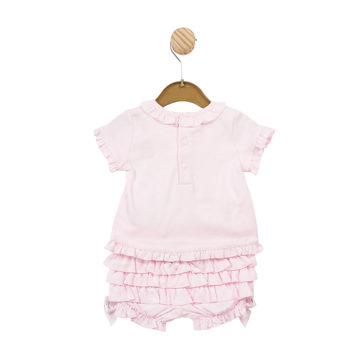 Baby Pink Mintini Ribbon Top and Bloomer