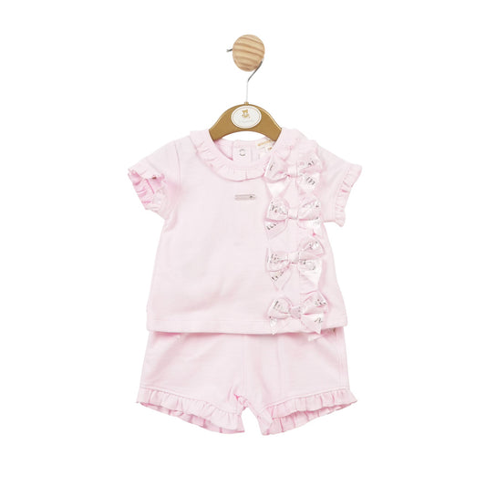 Baby Pink Mintini Ribbon Top and Short