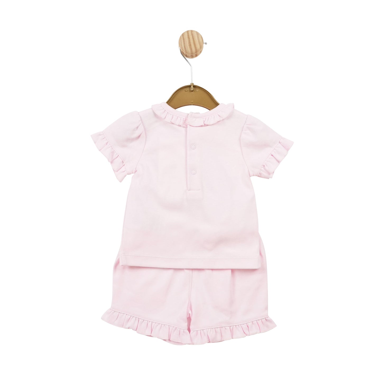 Baby Pink Ballet Shoe Top and Short Set