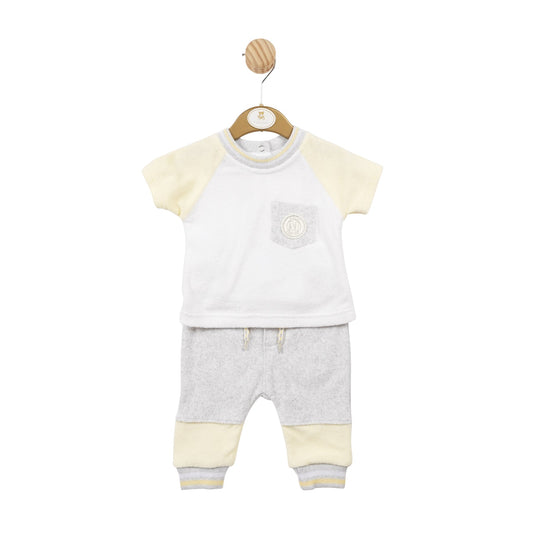 White Lemon Grey - T/Shirt and Jog Pant