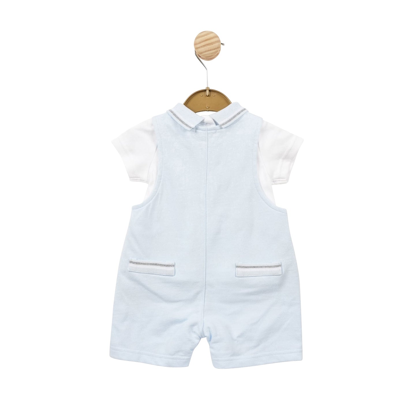 Blue Mintini Boat Top and Short Dungaree