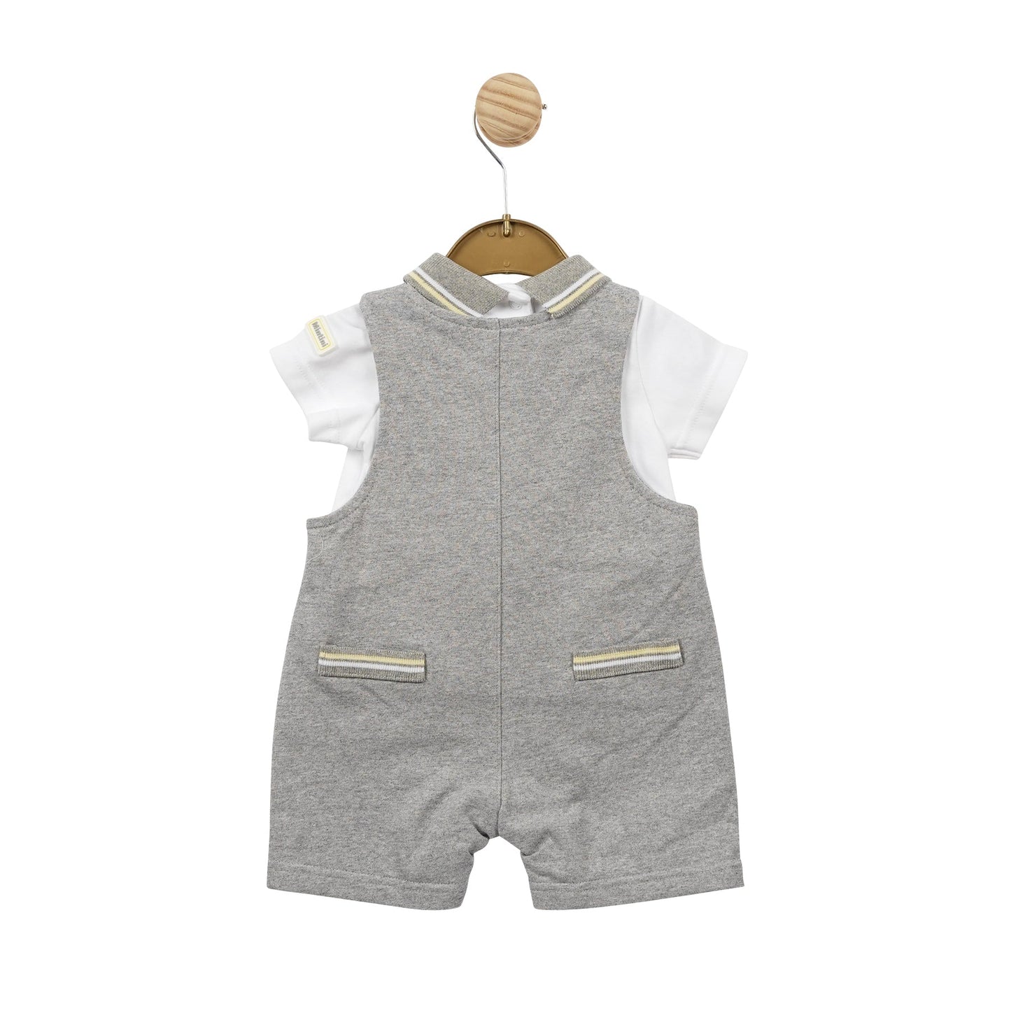 Grey Mintini Boat Top and Short Dungaree